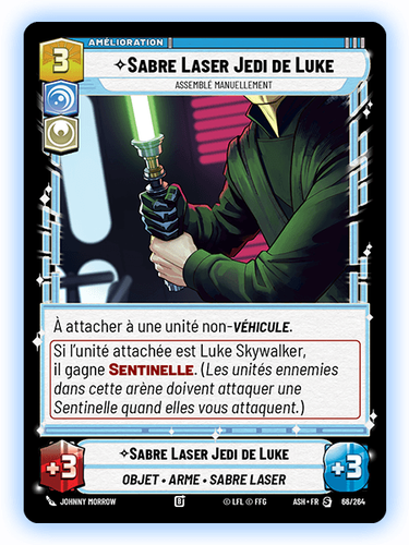 small SWH 08 Article First Look Cards Lukes Jedi Lightsaber FR 994c23ec03