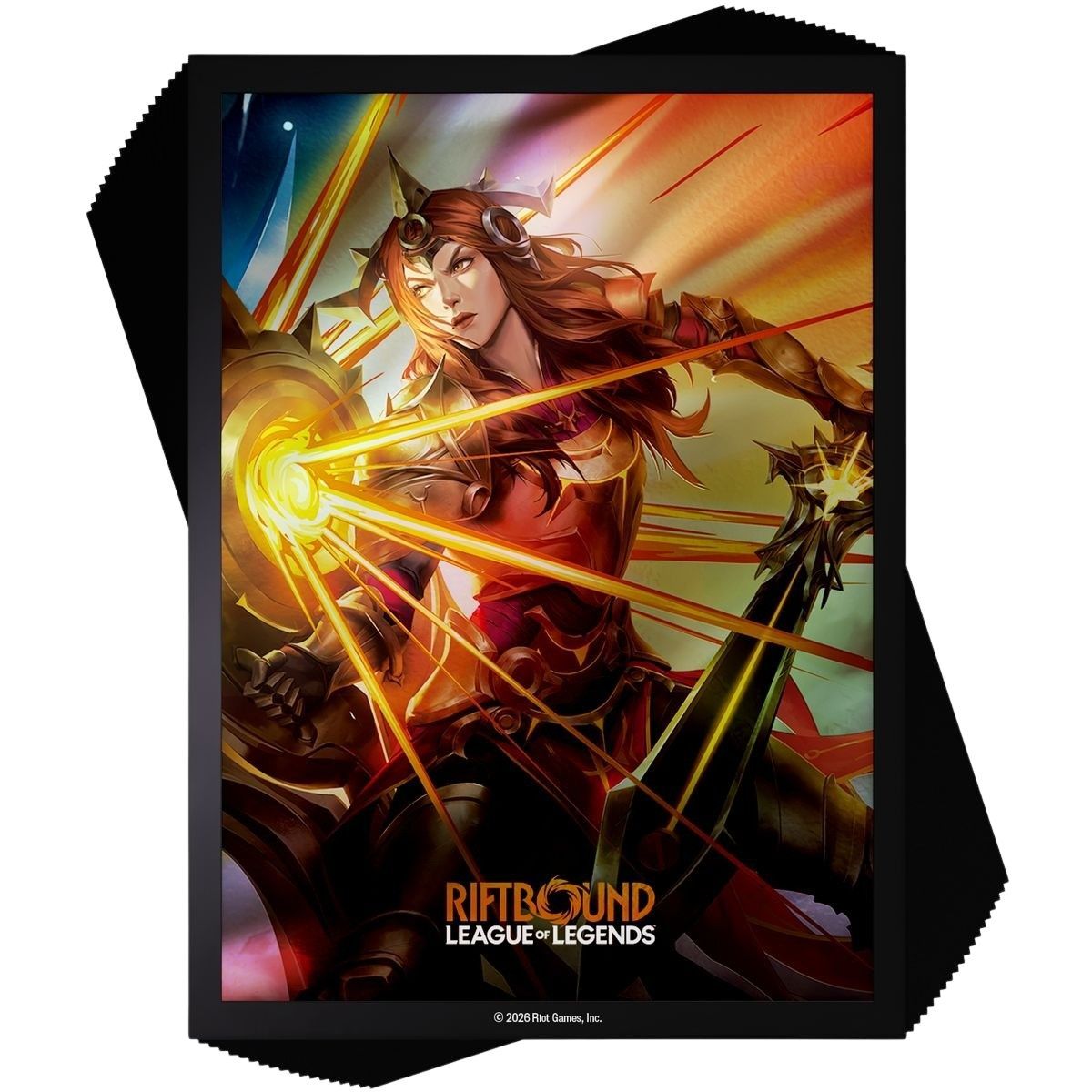 100 Kartenhüllen – Diana vs. Leona – Riftbound League of Legends TCG – Set 4 Vendetta – Versiegelt