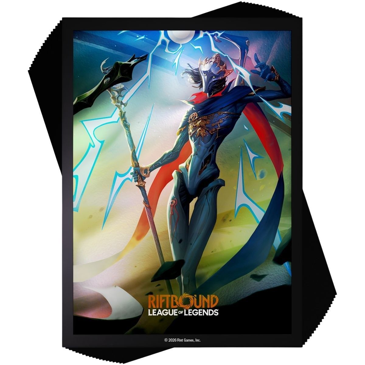 100 Kartenhüllen – Jayce vs. Viktor – Riftbound League of Legends TCG – Set 4 Vendetta – Versiegelt