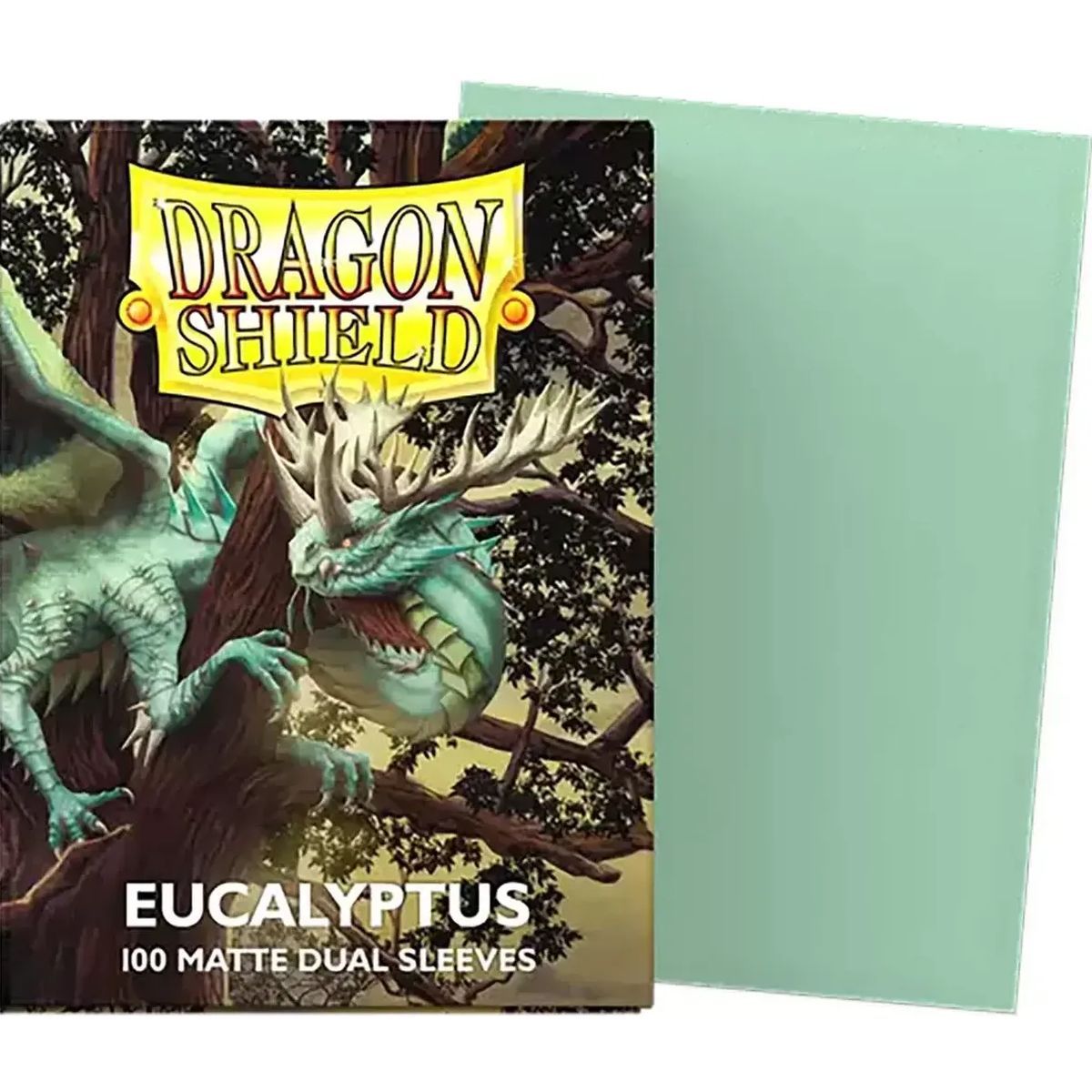 Item 100 Kartenhüllen - Standard - Dual Matte Eucalyptus - Dragon Shield