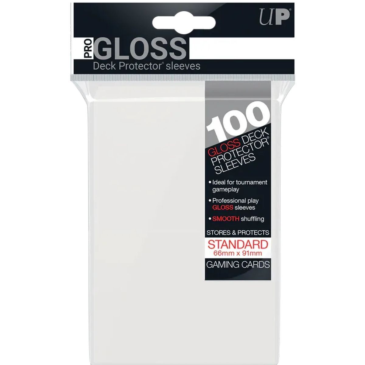 100 Kartenhüllen - Standard - Pro-Gloss: Klar Transparent - Ultra Pro