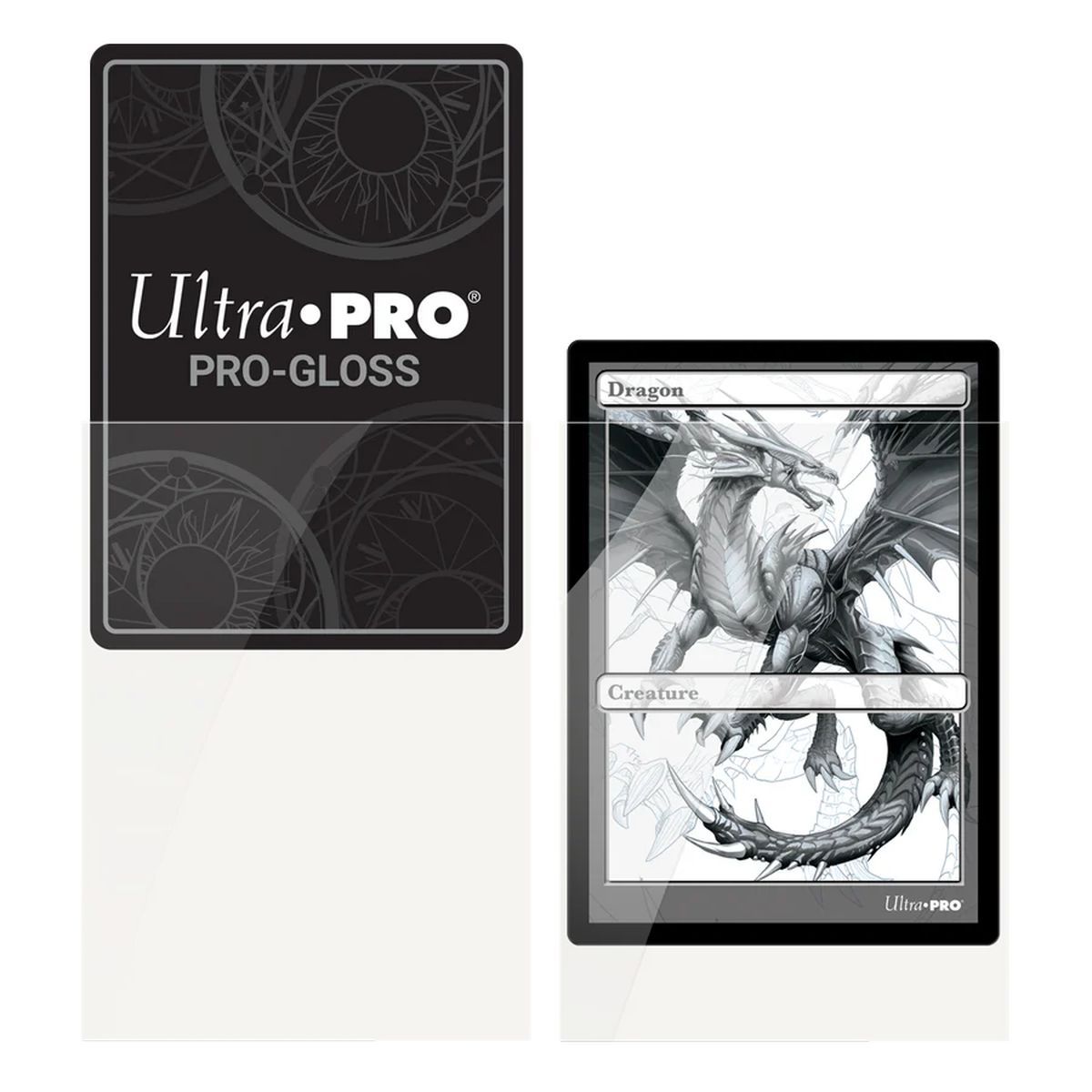 100 Kartenhüllen - Standard - Pro-Gloss: Klar Transparent - Ultra Pro
