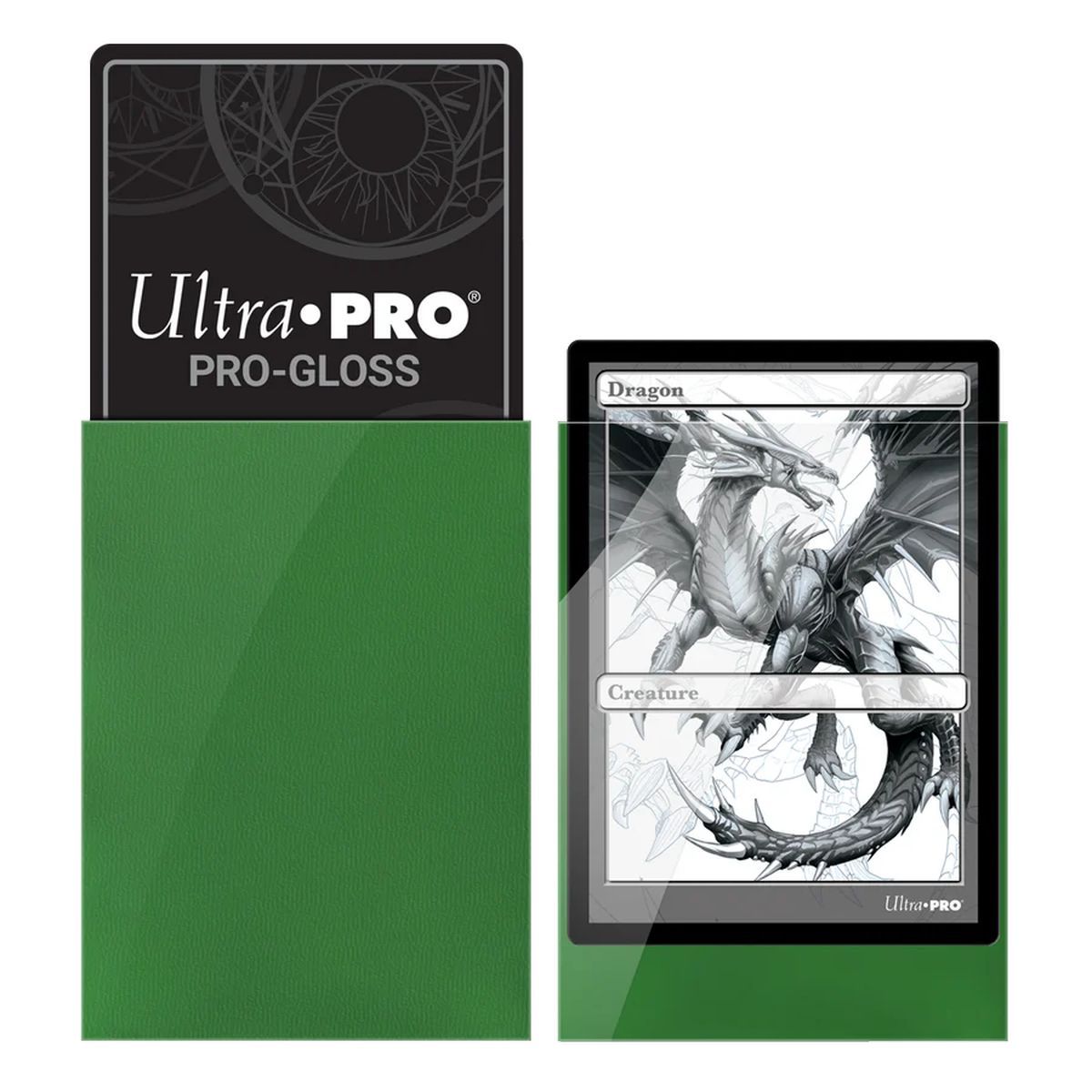 100 Kartenhüllen - Standard - Pro-Gloss: Grün - Ultra Pro