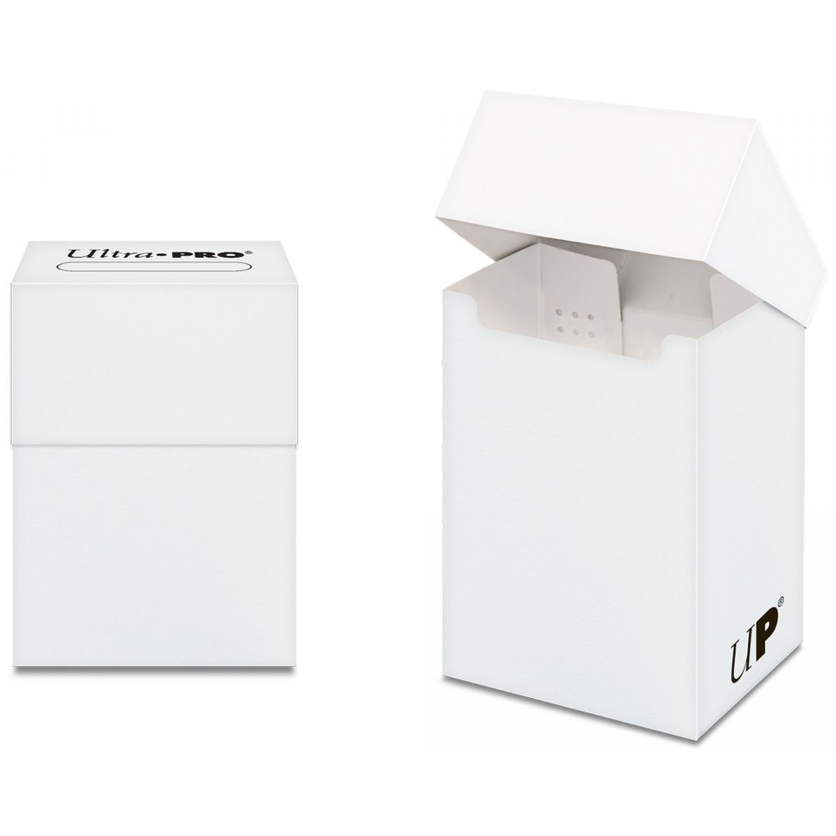 Ultra Pro - Deck Box Solid - Weiß - Weiß 80+