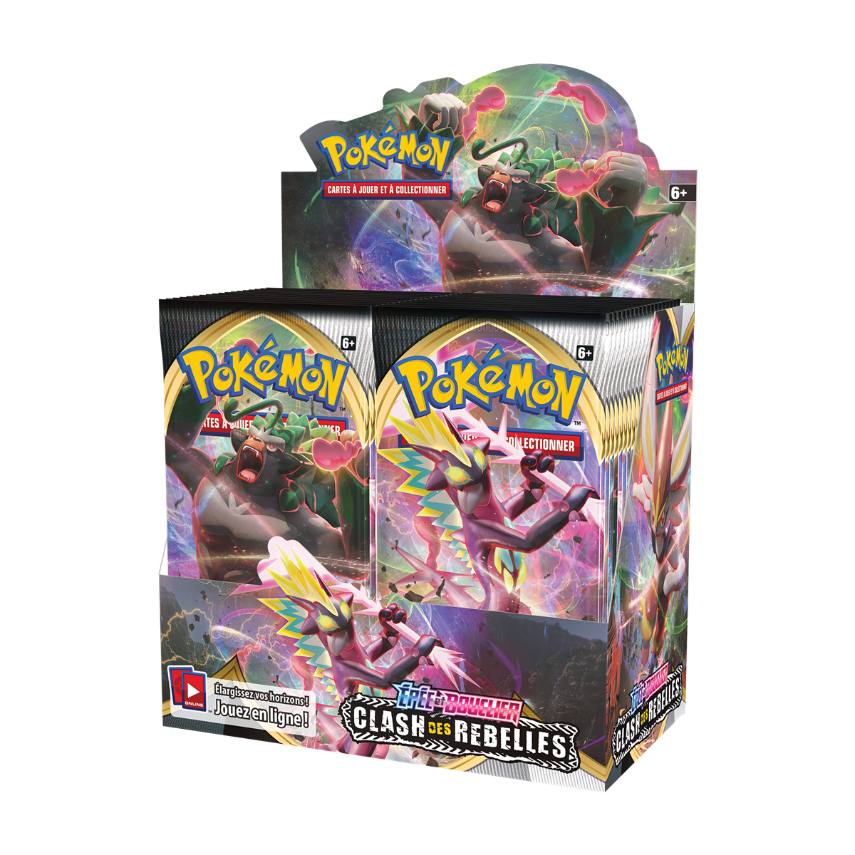 Pokémon – Display – Box mit 36 Boostern – Clash of the Rebels [EB02] – FR