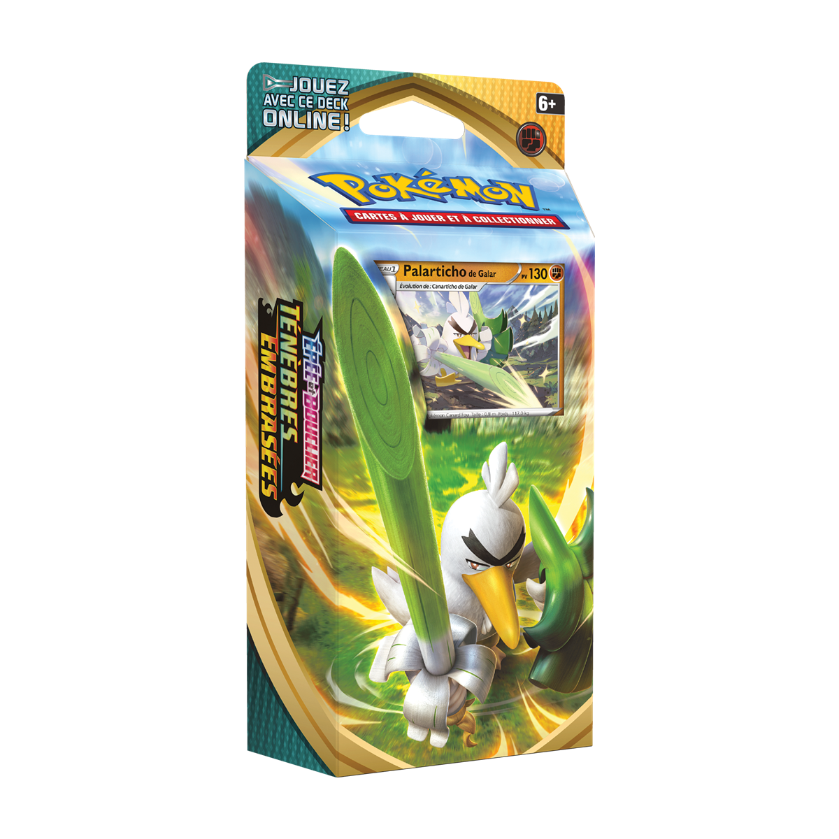 Pokémon – Starter Deck – Galarian Palarticho – Darkness Ablaze [EB03] – FR