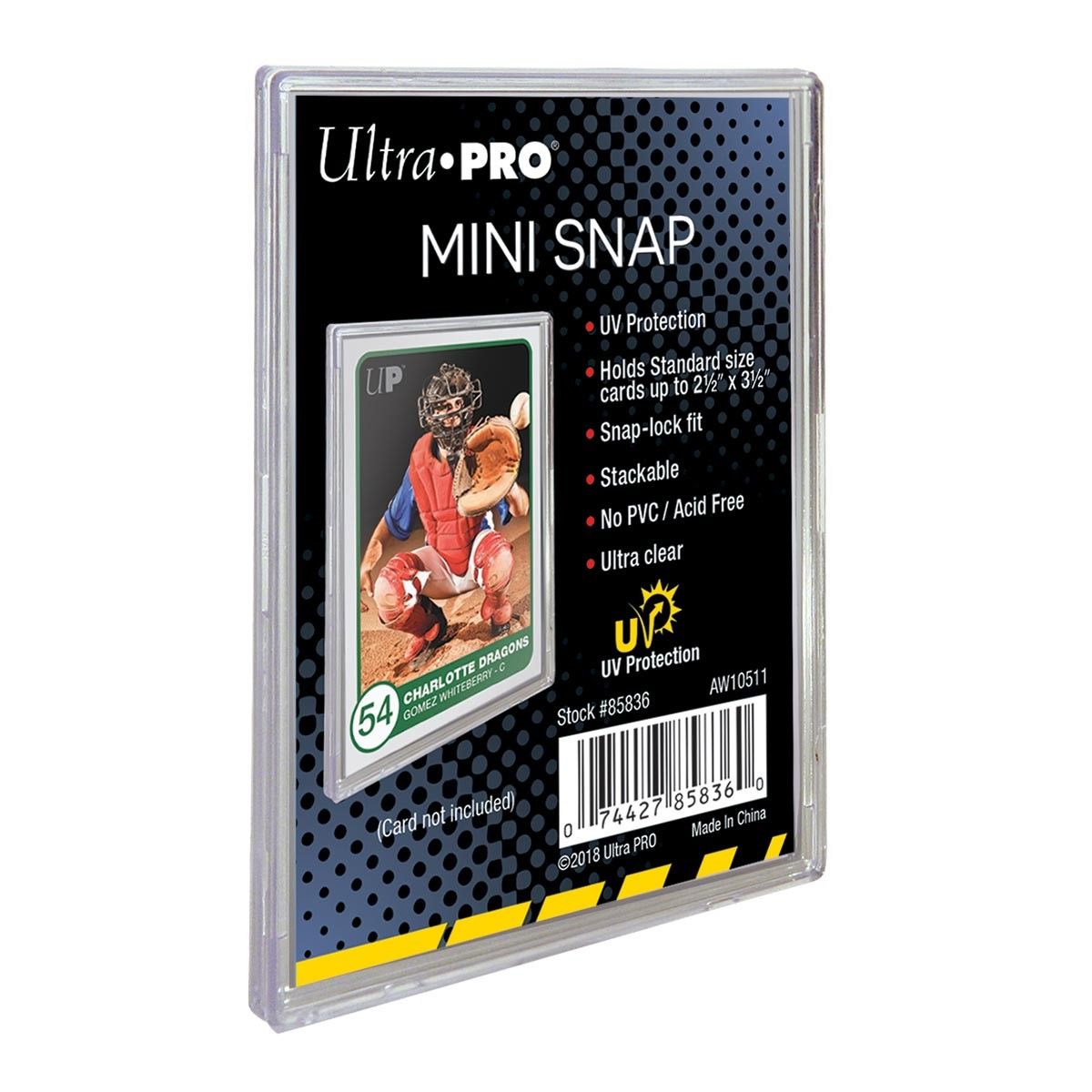Item Ultra Pro – Starrer Kartenschutz – UV-Mini-Snap-Kartenhalter – Top-Loader (1)