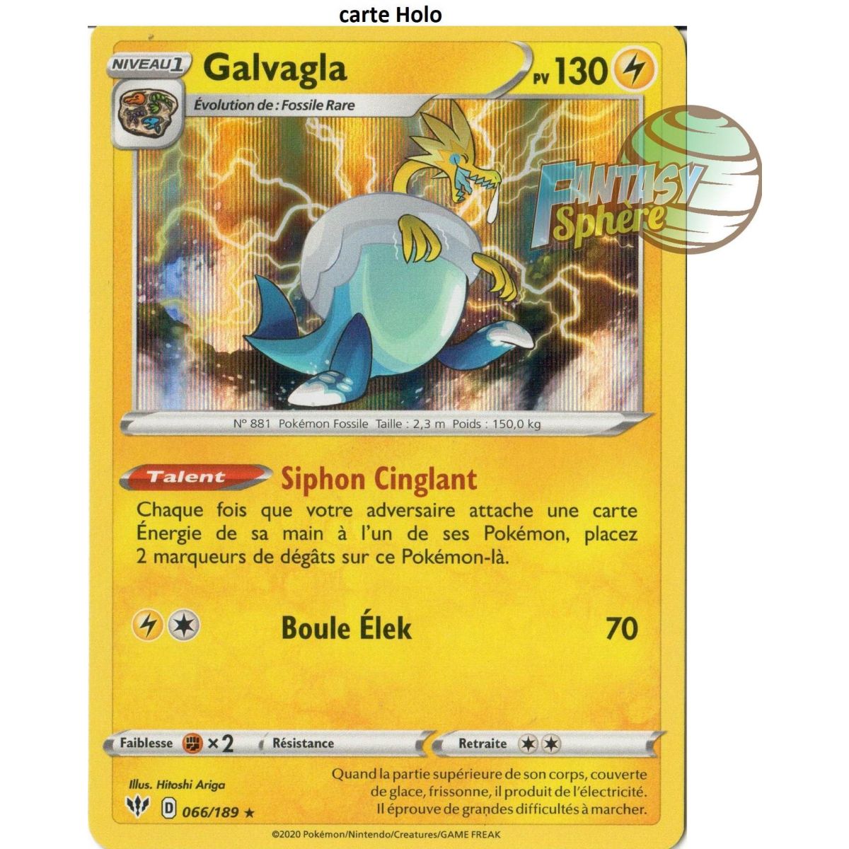 Galvaga – Holo Rare 66/189 – EB03 Darkness Ablaze