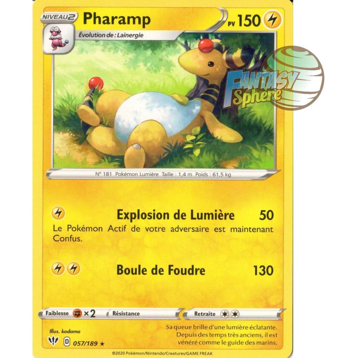 Pharamp - 57/189 EB03 Ténèbres Embrasées