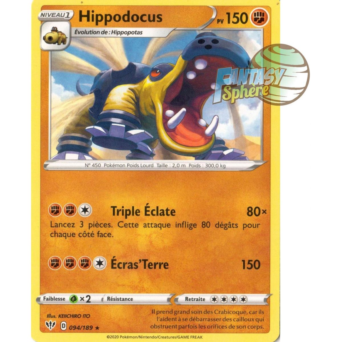 Hippodocus - 94/189 EB03 Ténèbres Embrasées