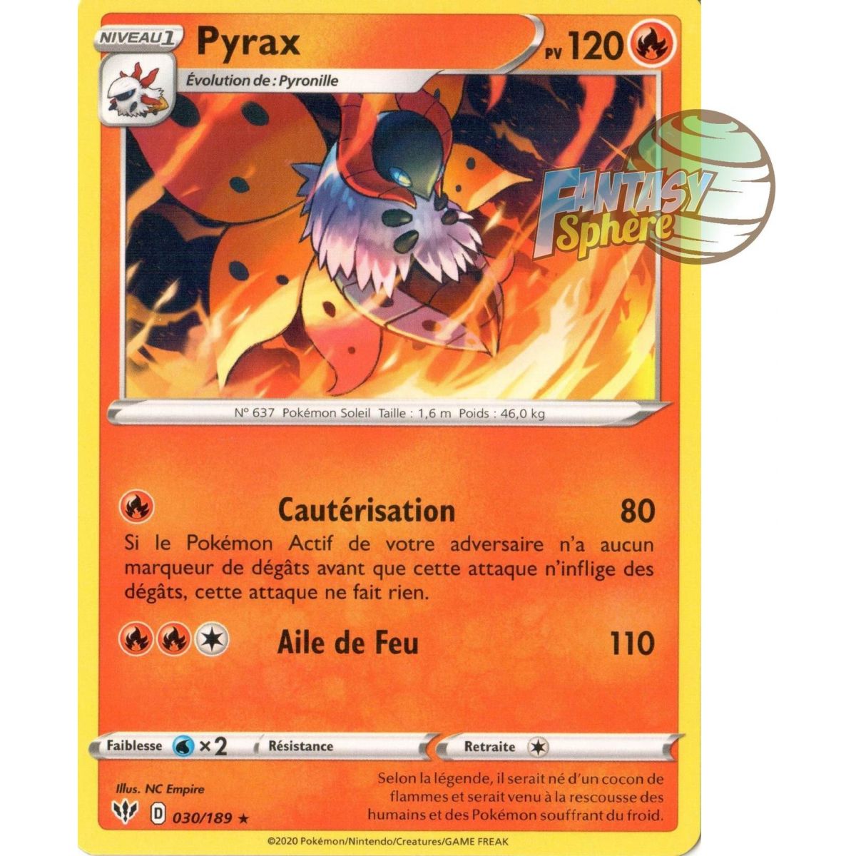 Pyrax - 30/189 EB03 Ténèbres Embrasées