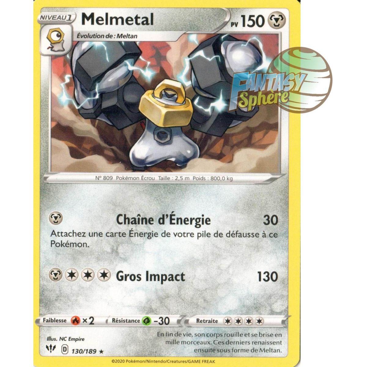 Melmetal - 130/189 EB03 Ténèbres Embrasées