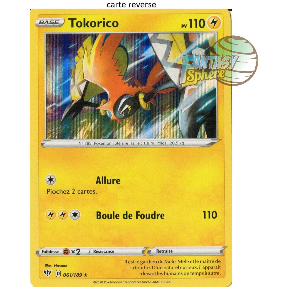 Tokorico - 61/189 EB03 Ténèbres Embrasées