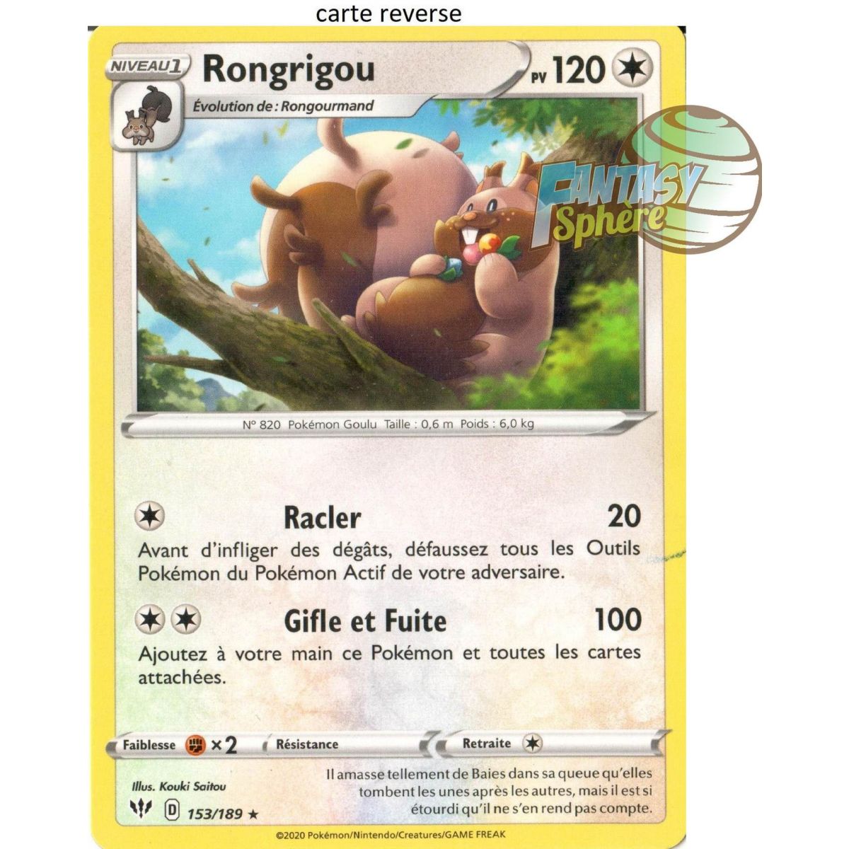 Item Rongrigou – Rückseite 153/189 – EB03 Darkness Ablaze