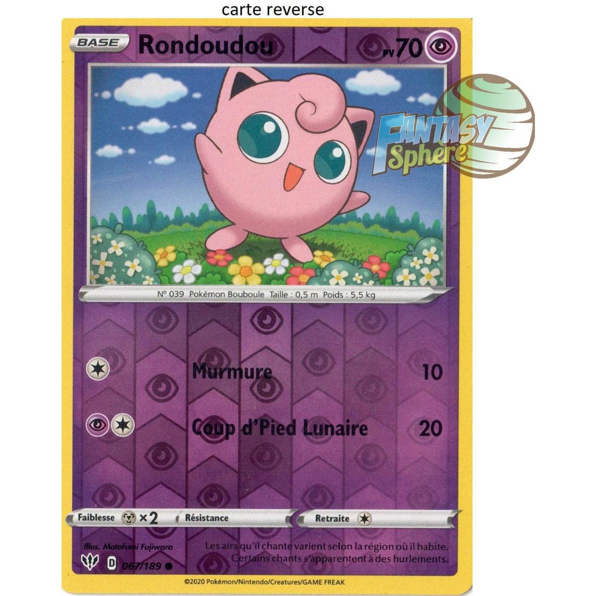 Item Jigglypuff – Reverse 67/189 – EB03 Darkness Ablaze