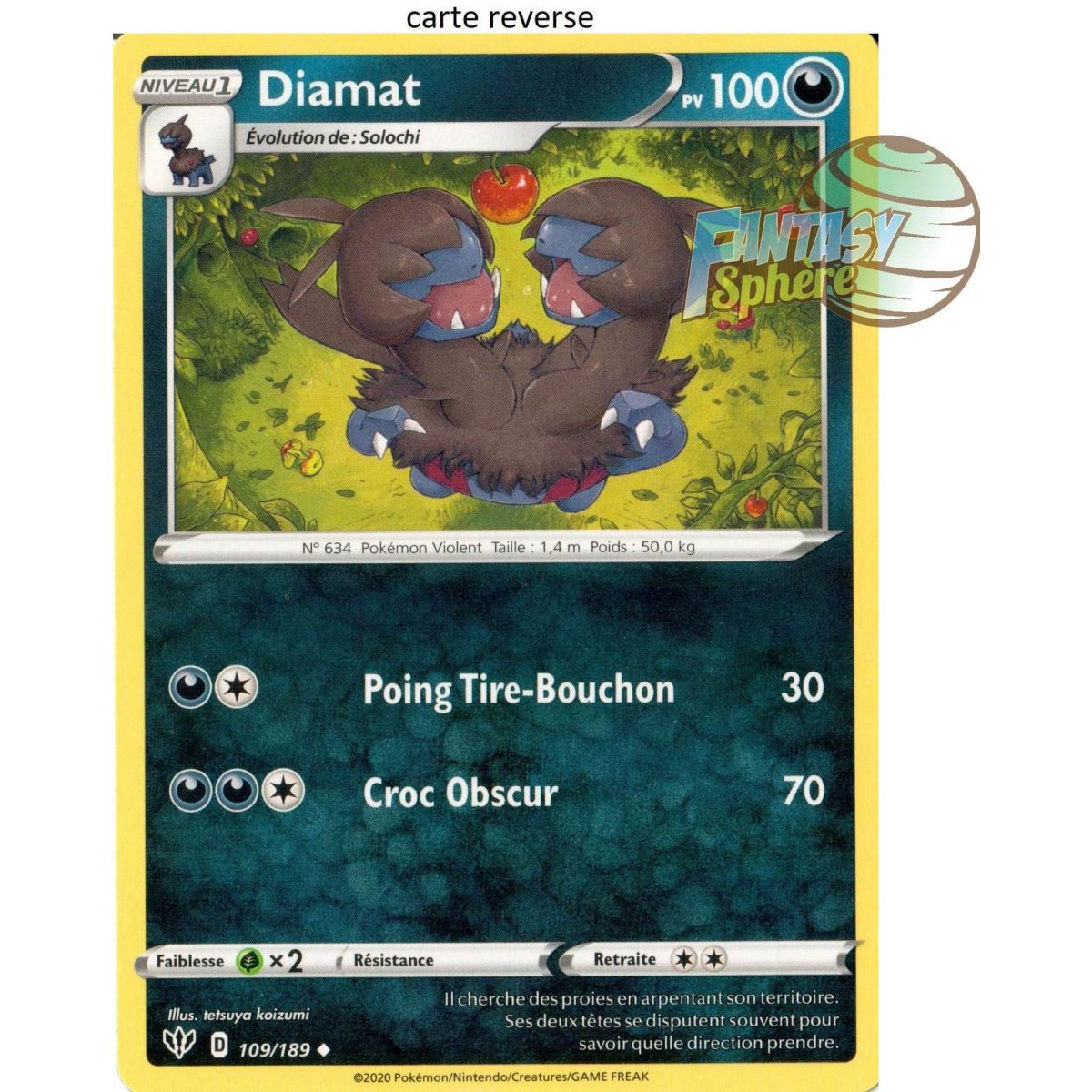 Diamat – Reverse 109/189 – EB03 Darkness Ablaze