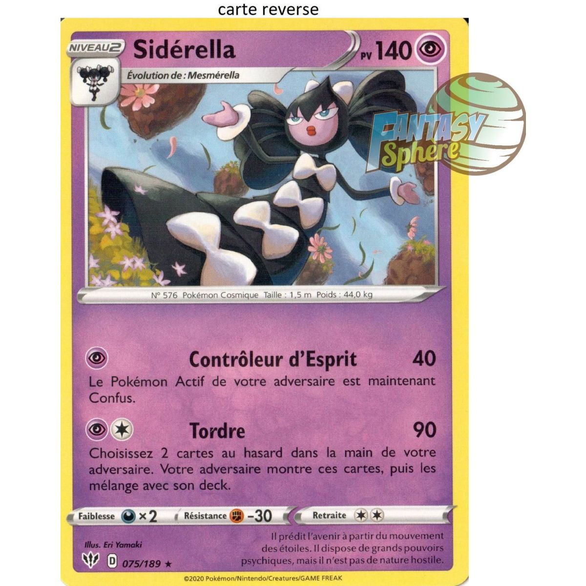 Siderella – Reverse 75/189 – EB03 Darkness Ablaze