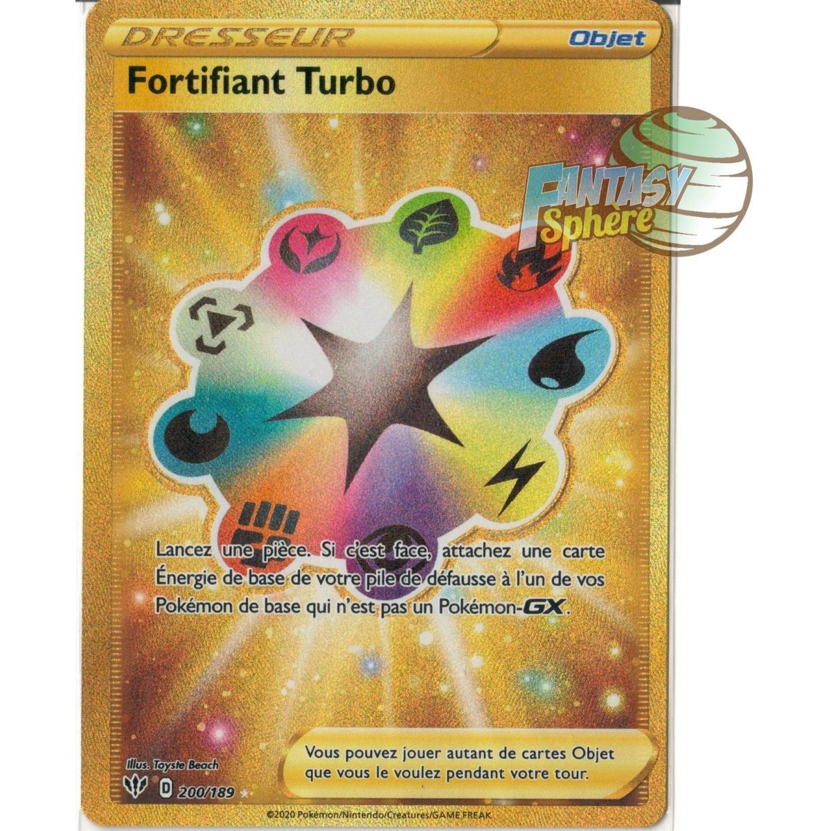 Turbo Fortifier – Secret Rare 200/189 – EB03 Darkness Ablaze