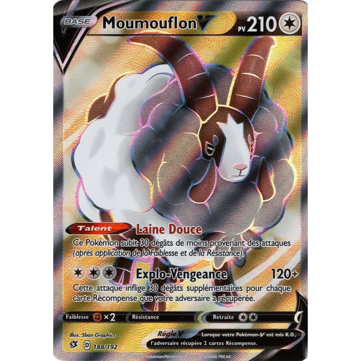 Item Moumouflon V – Full Art Ultra Rare 188/192 EB02 Kampf der Rebellen