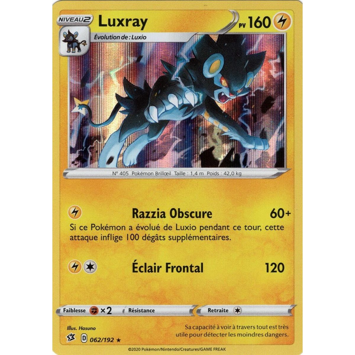 Luxray – Holo Rare 062/192 EB02 Zusammenstoß der Rebellen