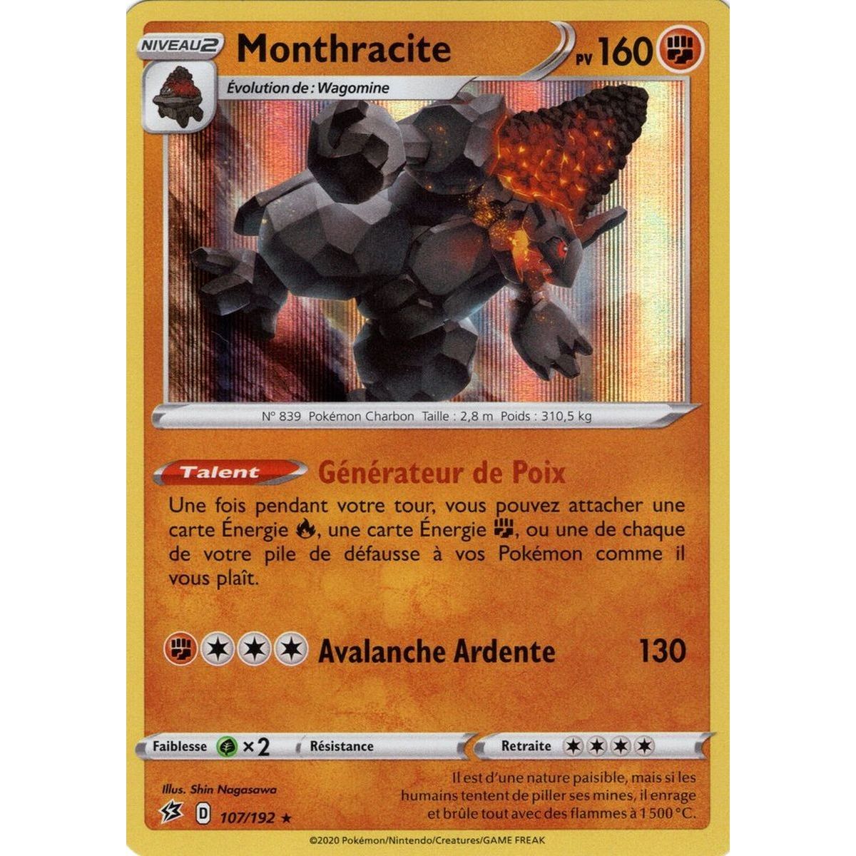 Monthracite – Holo Rare 107/192 EB02 Kampf der Rebellen