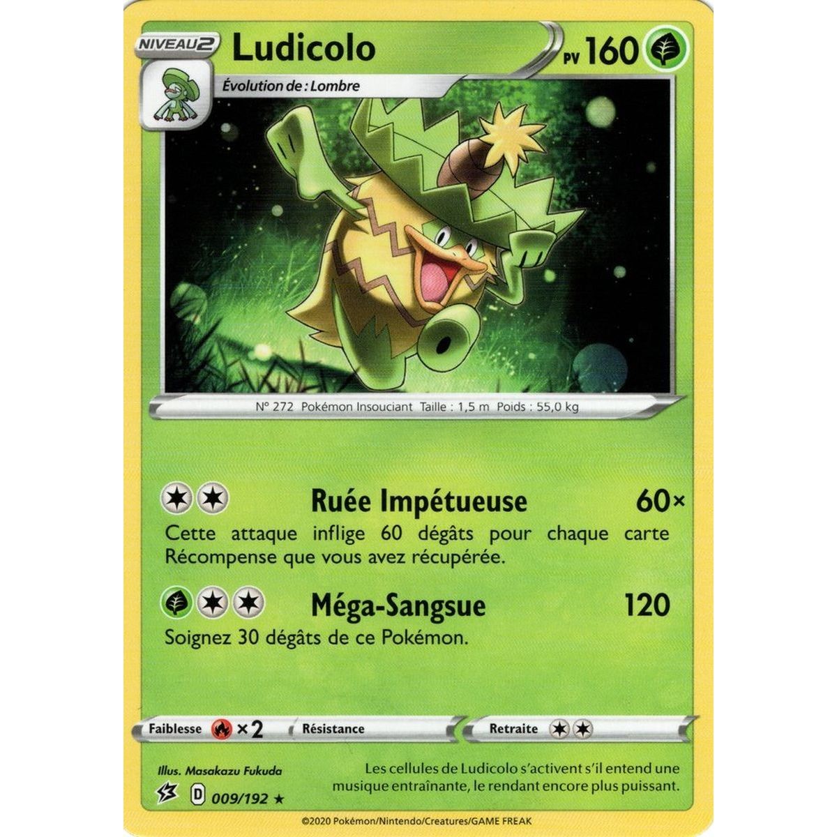 Ludicolo - Selten 009/192 EB02 Kampf der Rebellen