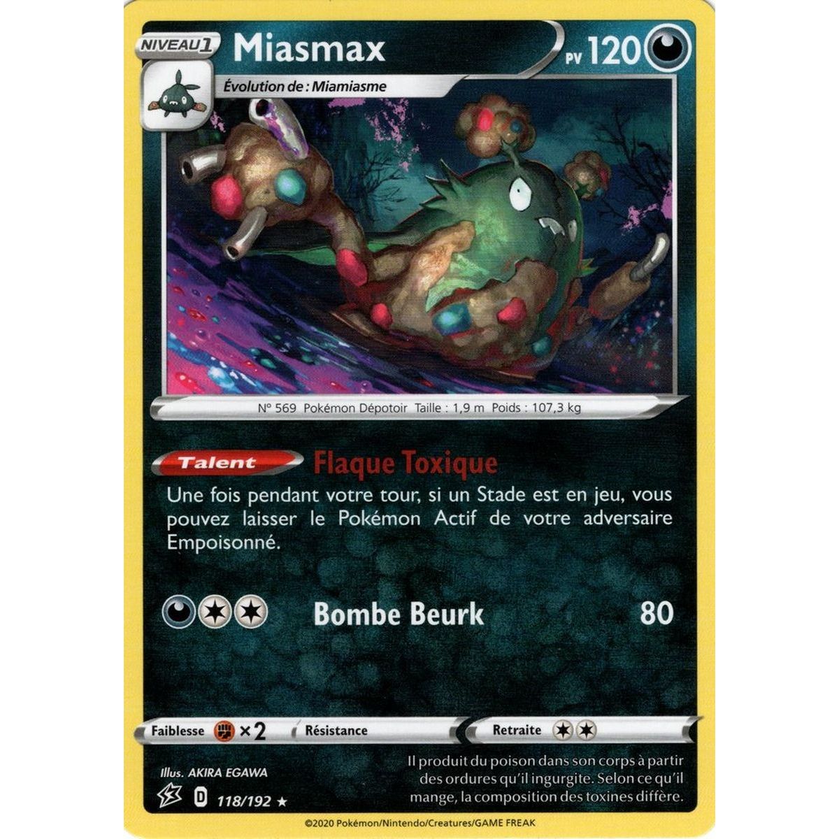 Miasmax – Selten 118/192 EB02 Kampf der Rebellen