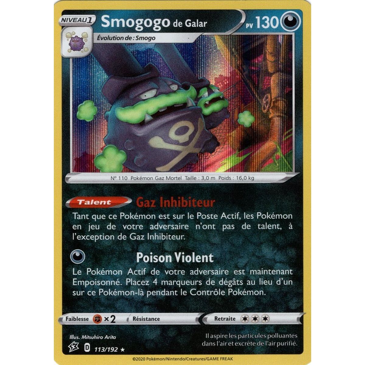 Item Galar Smogogo – Reverse 113/192 EB02 Rebel Clash