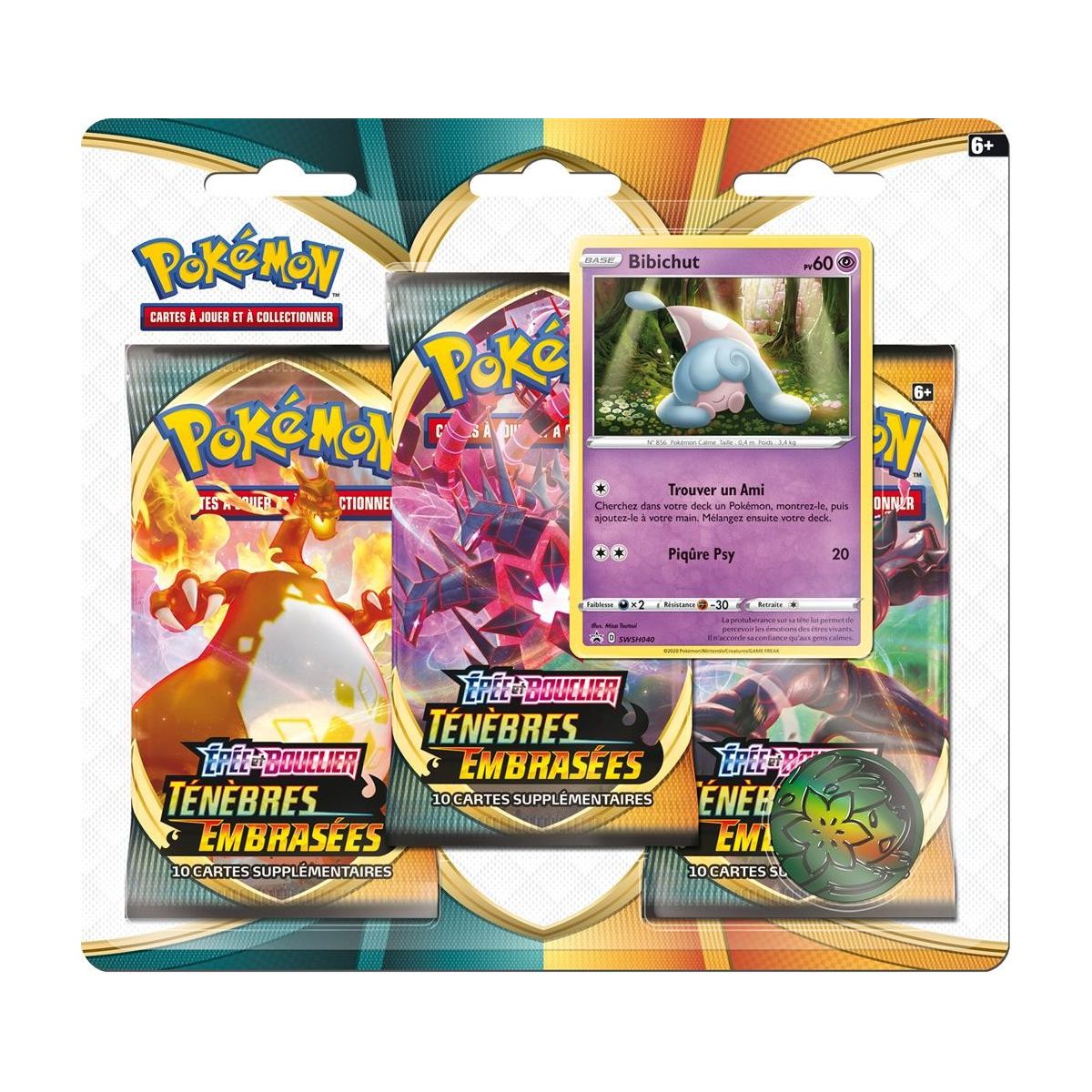 Pokémon – Dreierpack – Darkness Ablaze [EB03] – Pikachu / Bibichu – FR