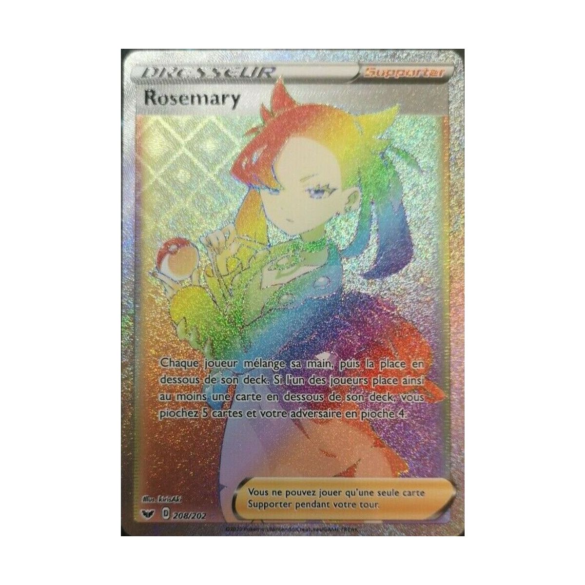 Rosemary – Secret Rare 208/202 EB01 Schwert und Schild