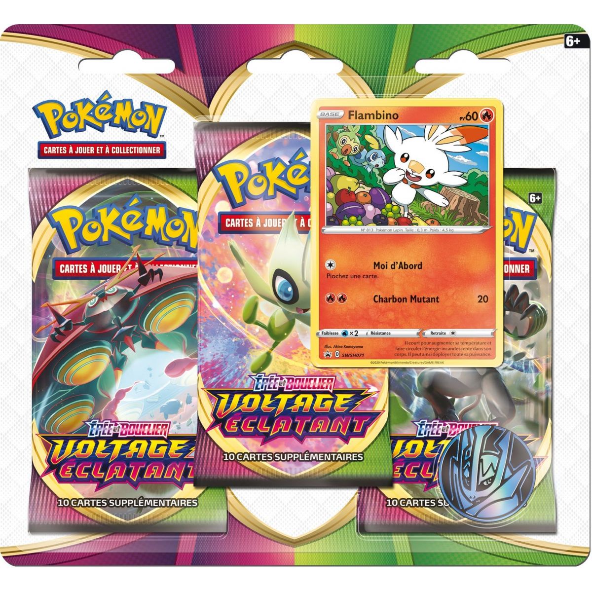 copy of Pokémon SWSH01 Pack 3 boosters