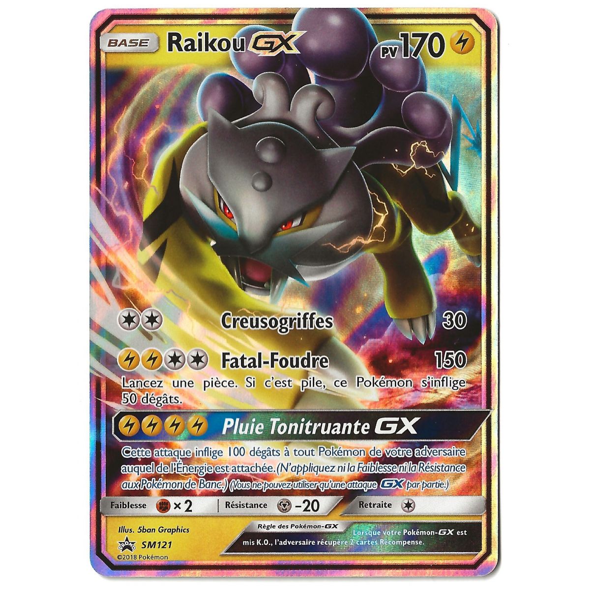 Item Raikou GX – Ultra Rare – SM121