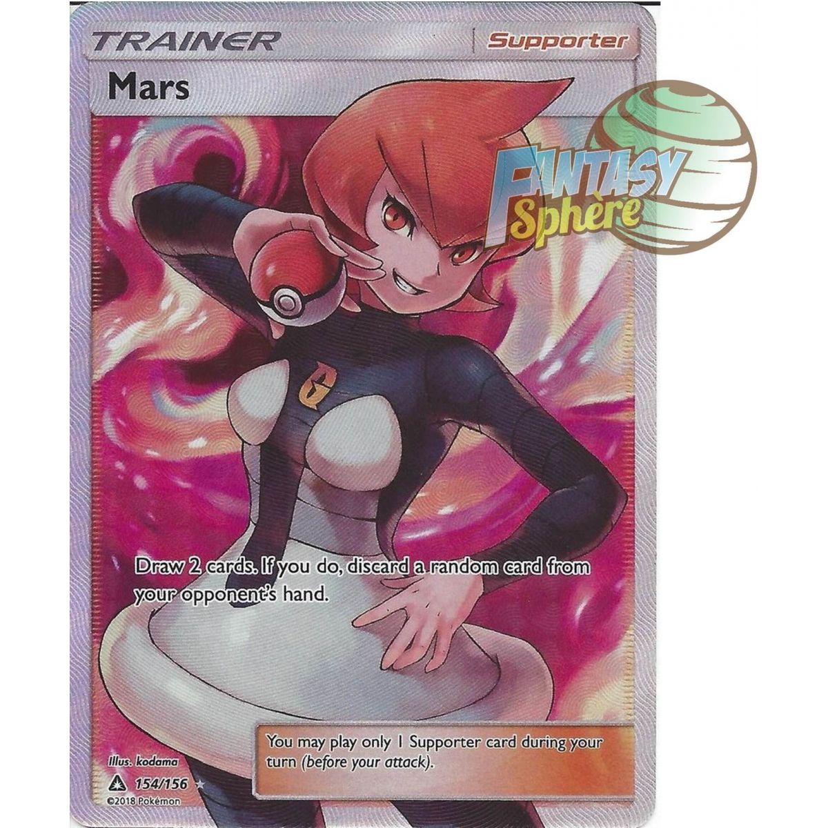 Mars – Full Art Ultra Rare 154/156 – Sonne & Mond 5 Ultra Prisma