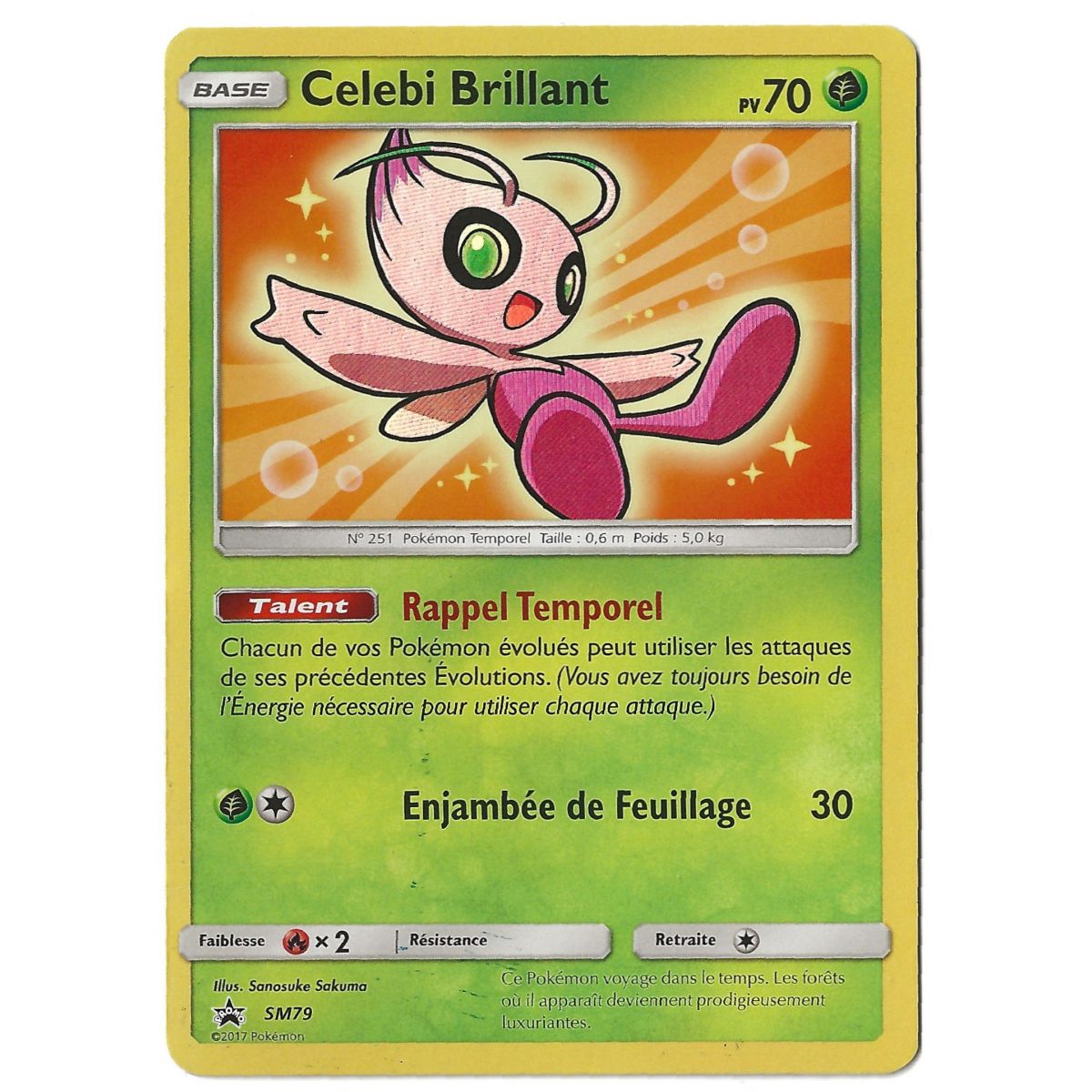 Celebi Shiny – Holo Rare – SM79