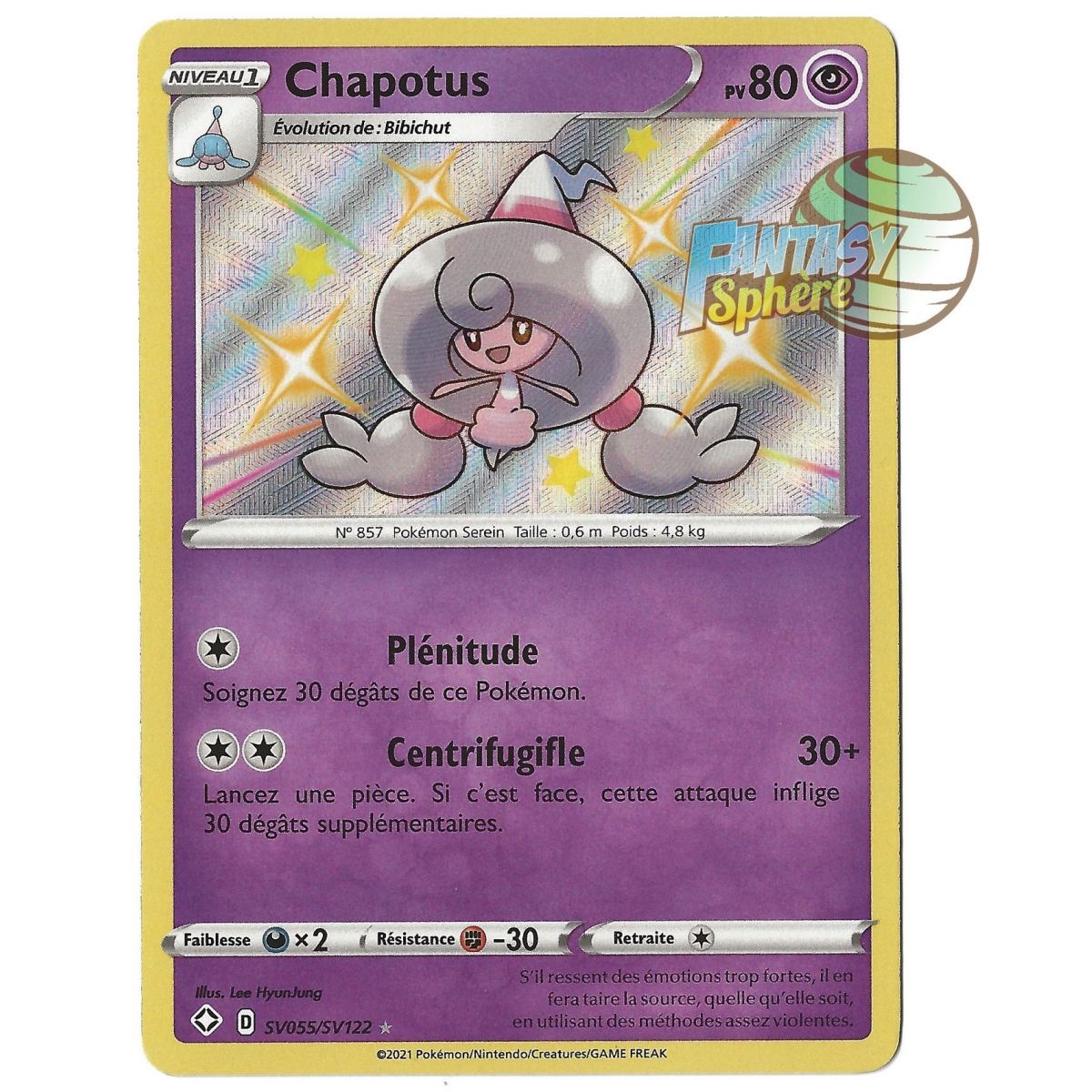 Chapotus – Shiny SV055/SV122 – Schwert und Schild Radiant Destiny