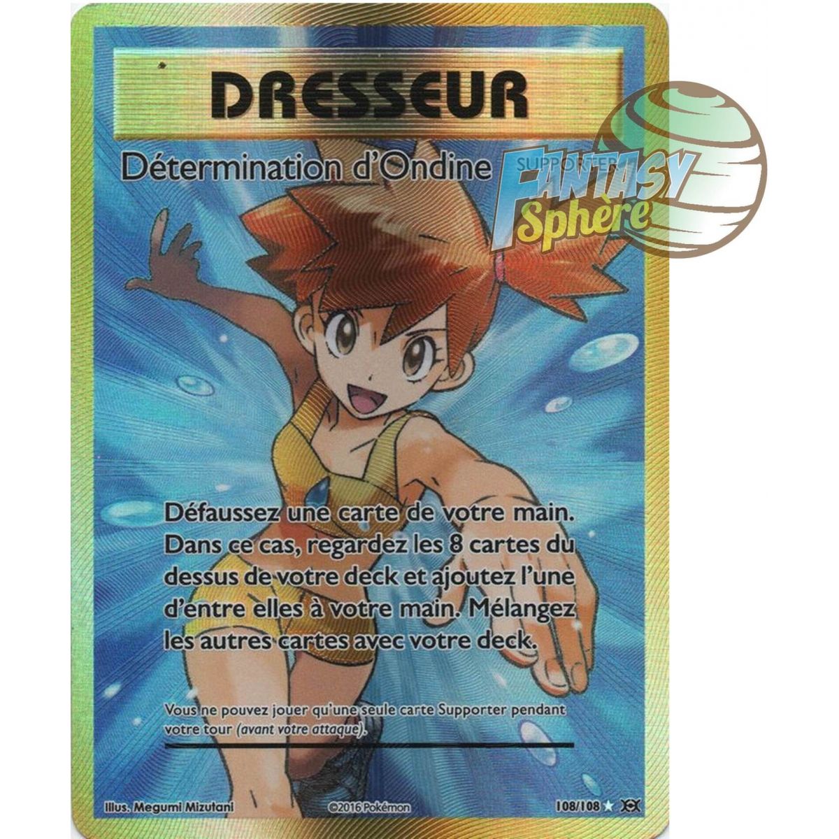 Undines Entschlossenheit – Full Art Ultra Rare 108/108 – XY 12 Evolutions