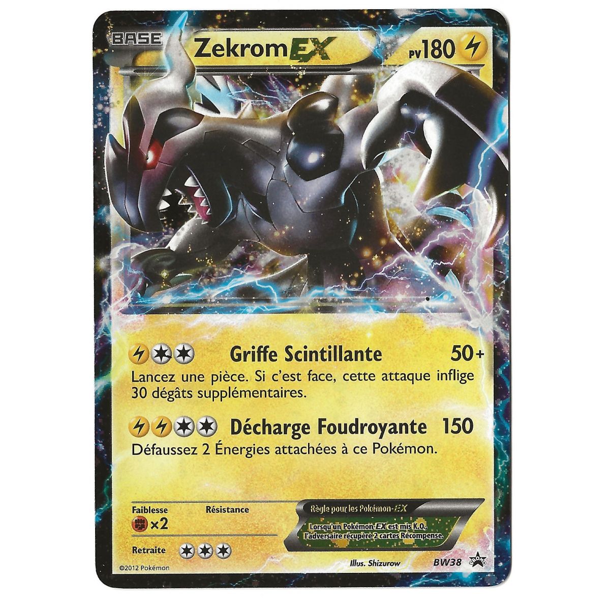 Item Zekrom Ex – Ultra Rare – BW38