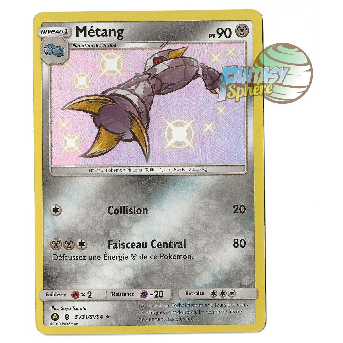 Metang – Shiny SV31/SV94 – Sonne und Mond 11.5 Verborgene Schicksale