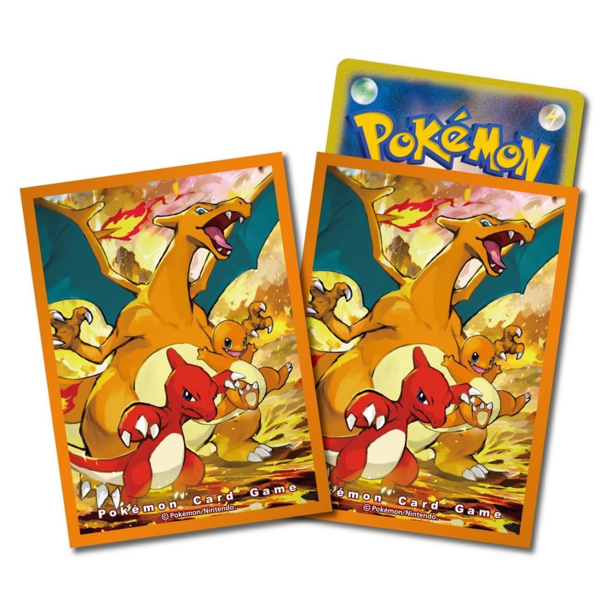 Pokémon Center – Kartenhüllen – Standard – Glurak & Evolution (64)