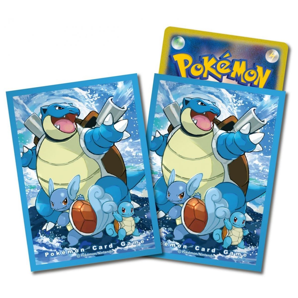 Pokémon Center – Kartenhüllen – Standard – Blastoise & Evolution (64)