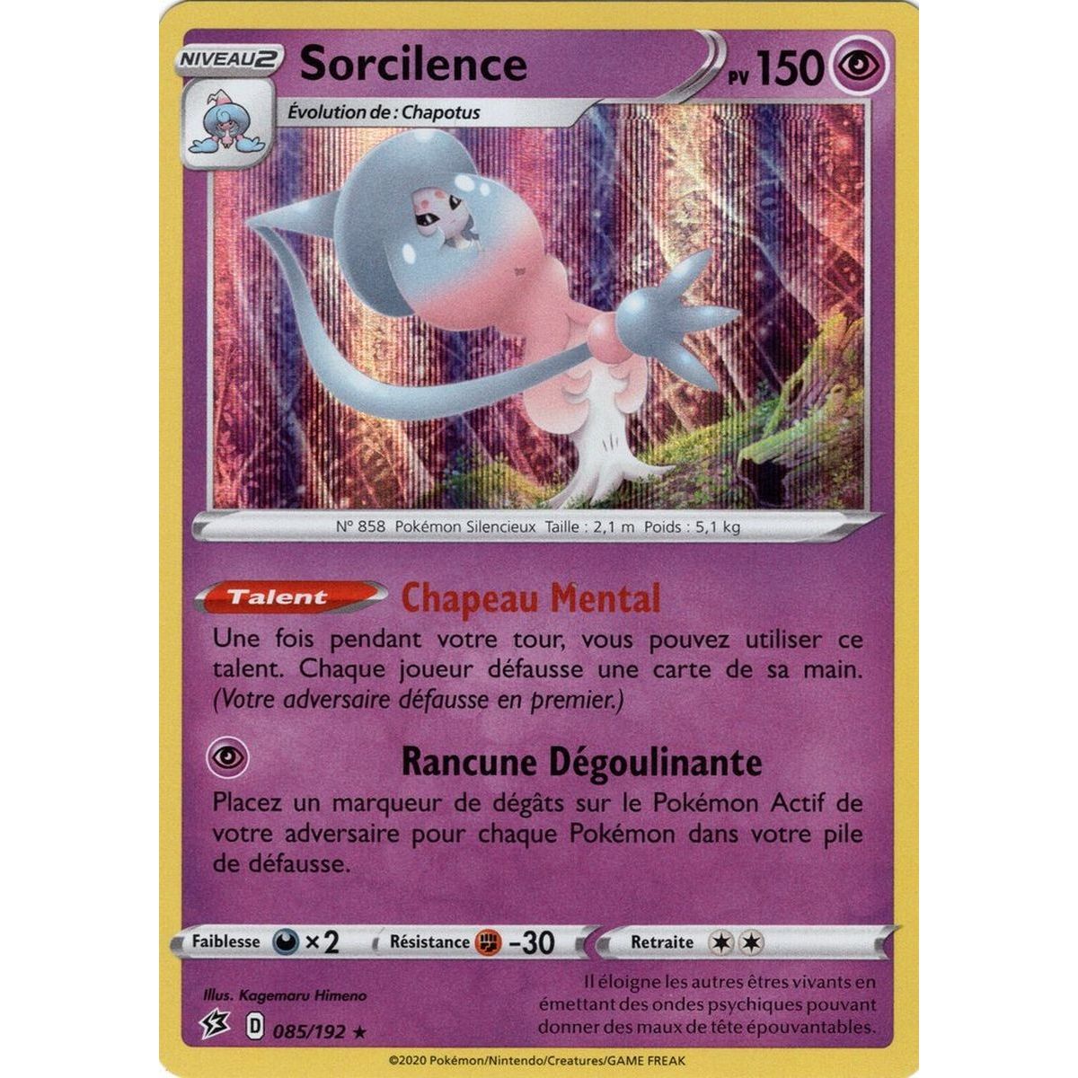 Sorcilence – Holo Rare 085/192 – Sword and Shield 2 Clash of the Rebels