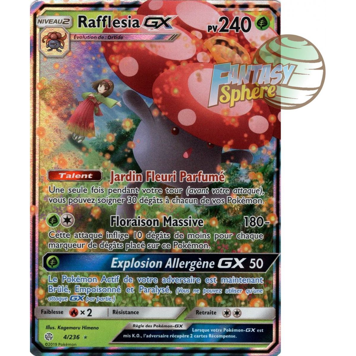 Rafflesia GX – Ultra Rare 4/236 – Sonne und Mond 12 Kosmische Sonnenfinsternis