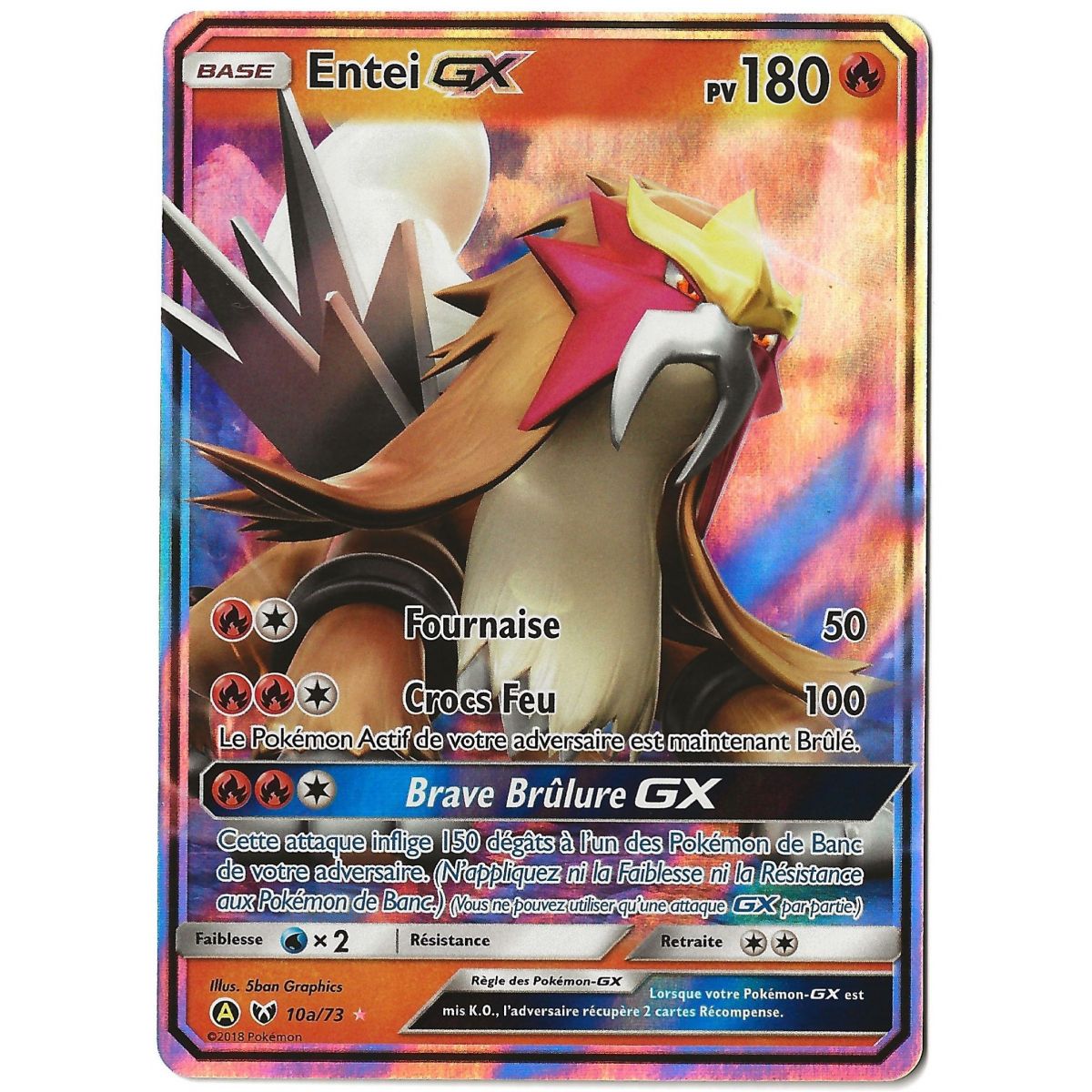 Item Entei GX – Ultra Rare – 10a/73