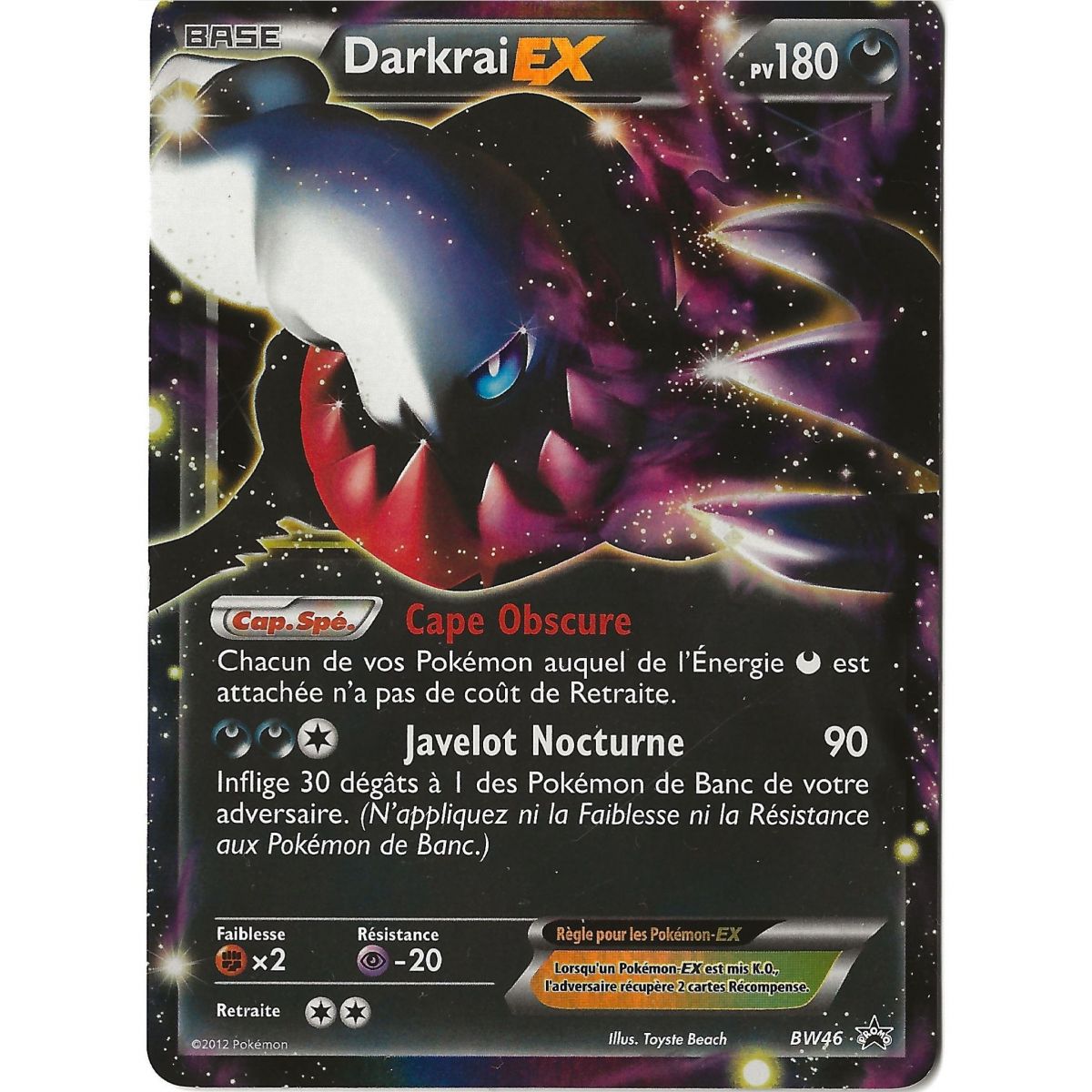 Item Darkrai Ex – Ultra Rare – BW46