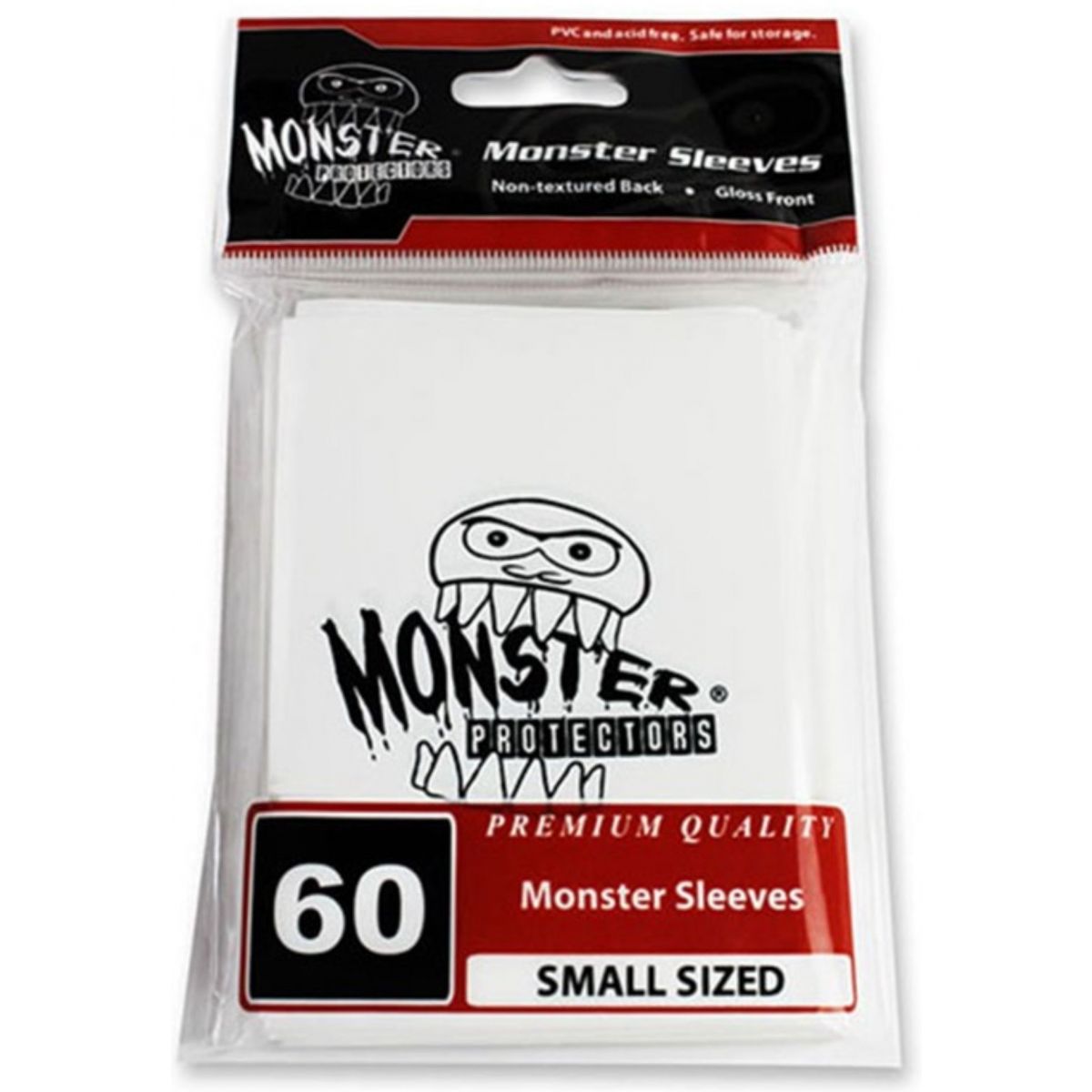 Monster - Monster Logo Kleine Ärmel - Glänzendes Weiß - Weiß (60)