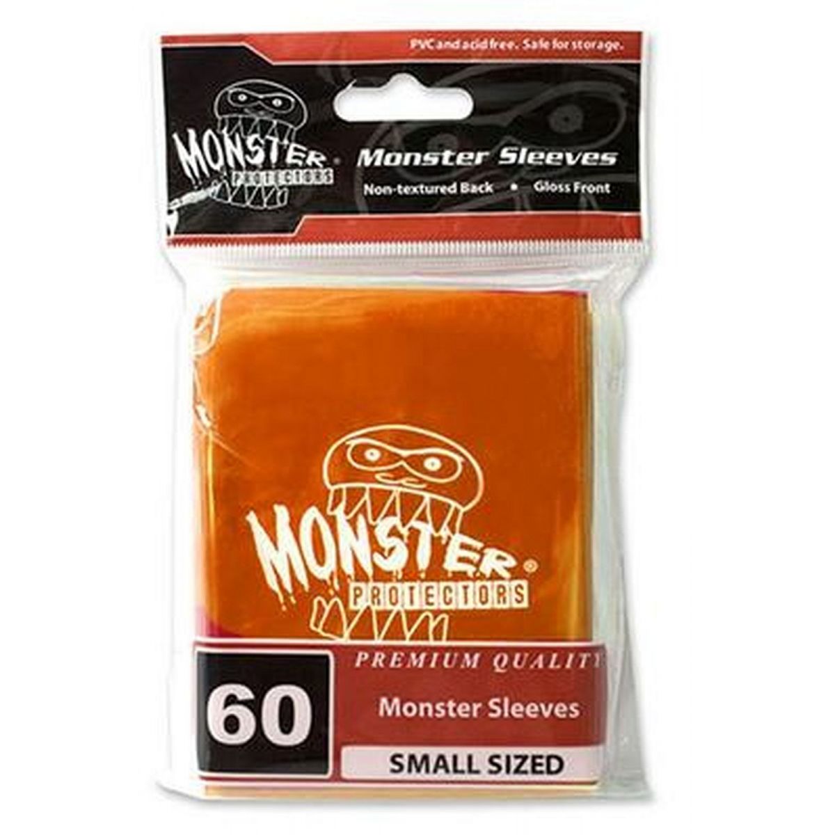 Monster - Monster Logo Kleine Ärmel - Glänzendes Orange - Orange (60)