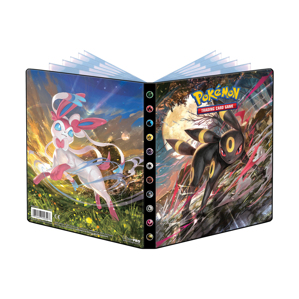 Portfolio 4 Hüllen für 80 Karten – Pokemon – EB07 Celestial Evolution