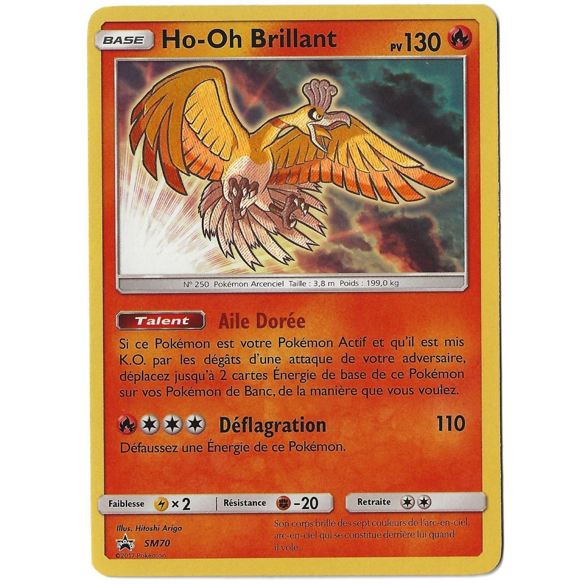 Glänzendes Ho-Oh – Holo Rare – SM70