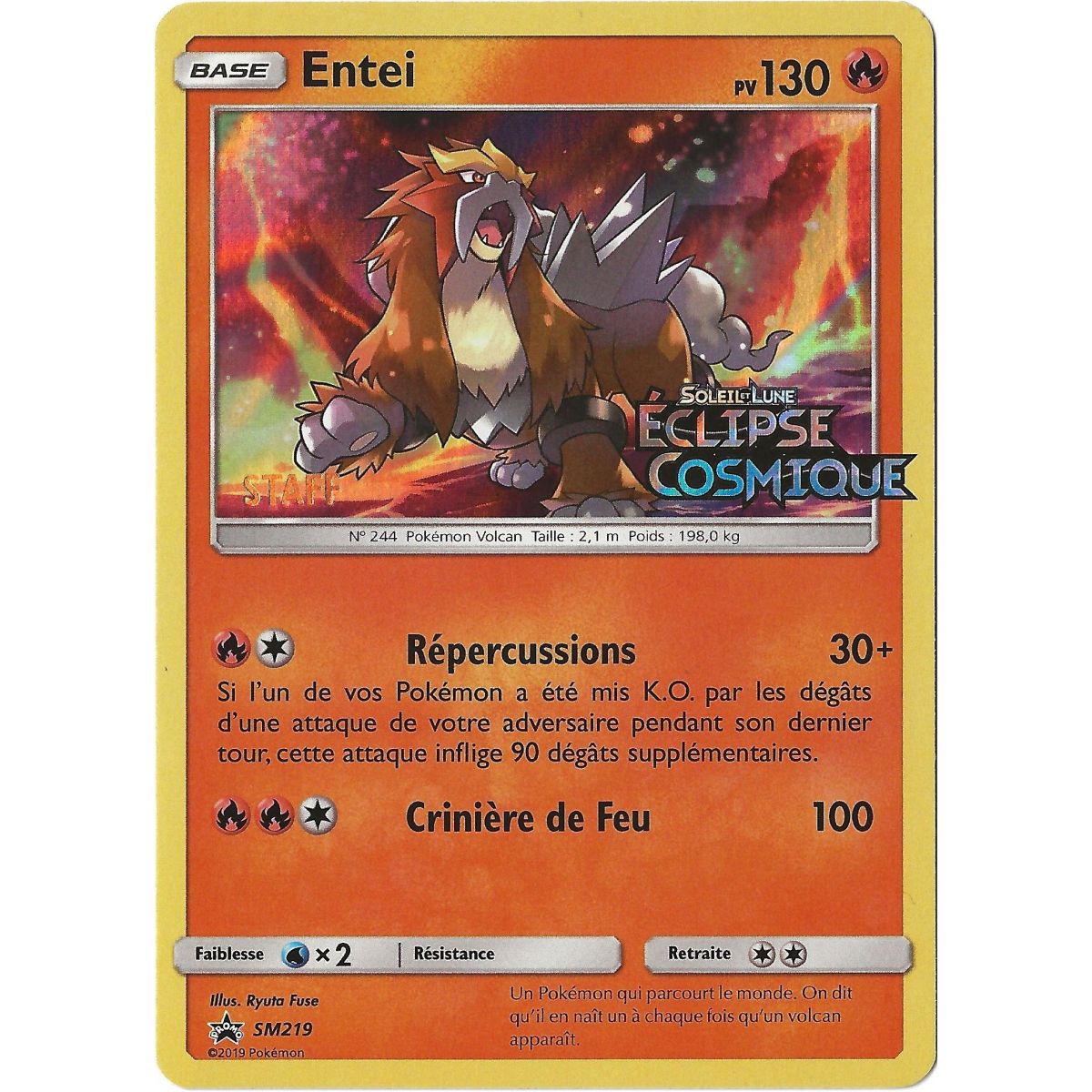 Entei – Promo STAFF – Holo Rare – SM219