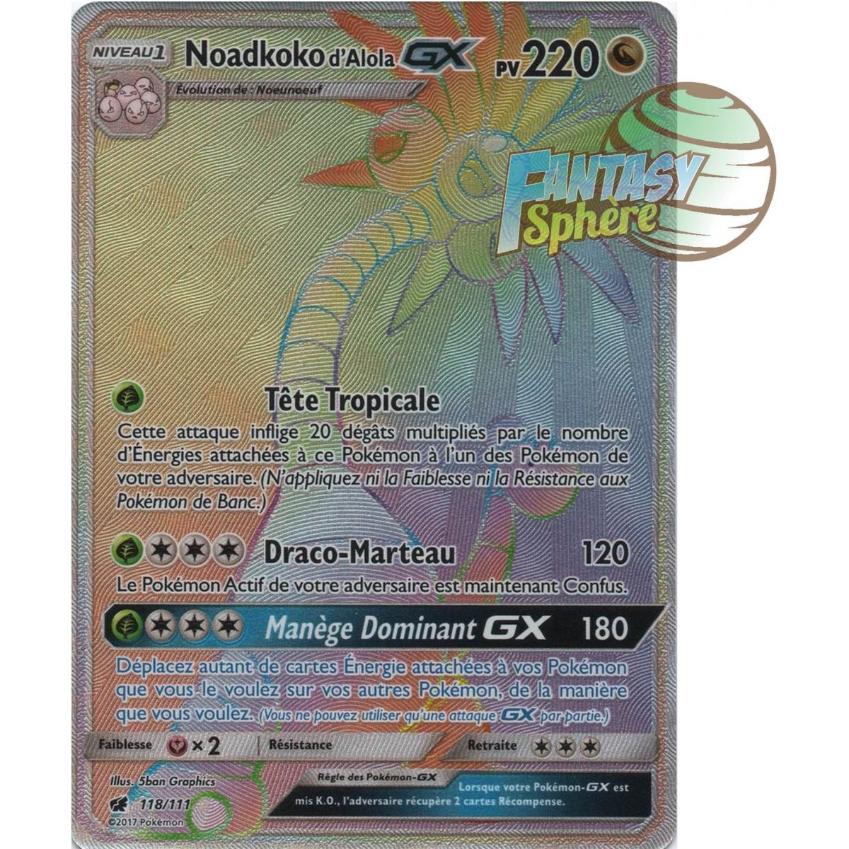 Alola-Kokowei GX – Geheime Seltenheit 118/111 – Sonne & Mond 4: Purpurne Invasion